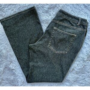 Coldwater Creek SZ P14 Stretch Grayish Black Flare Denim Jeans